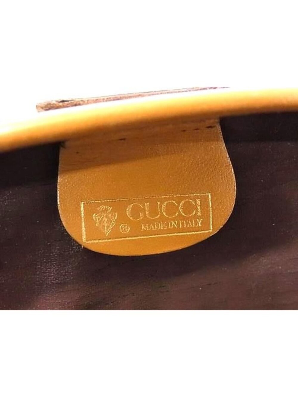 Gucci Vintage GG Pattern Leather Multi Pouch Case Makeup Beige - Picture 4 of 4